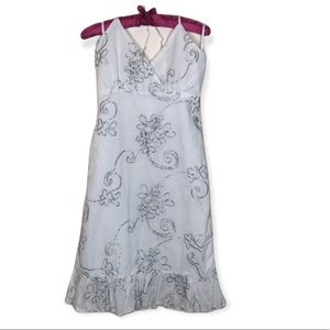 Shapes White Halter Dress size medium